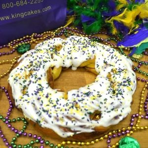 Small Traditional King Cake - Randazzo’s Camellia City Bakery